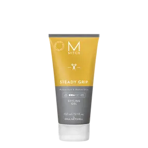 Paul Mitchell Steady Grip Styling Gel - Medium Hold & Shine Formula for Men - 0.8lb Net Weight - Non-Drying, Flake-Free Finish Haircare