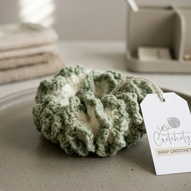 Scrunchies, Soft Fabric Hair Ties for Women, No-Slip Elastic Hair Accessories for Daily Use