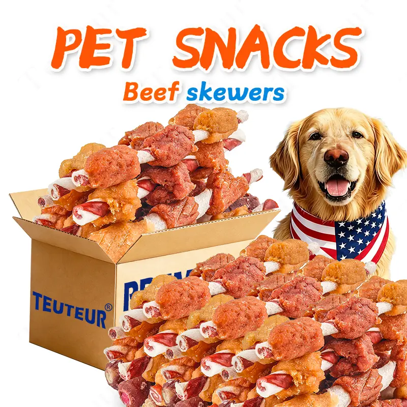 Soft Chew Dog Treats Triple Flavor Chicken Duck Liver Freeze Dried Training Rewards Rawhide Pork Hide Calcium Bone Mix High Protein Snacks for Puppies Small Medium Large Dogs Easy to Chew Healthy Pet Treats