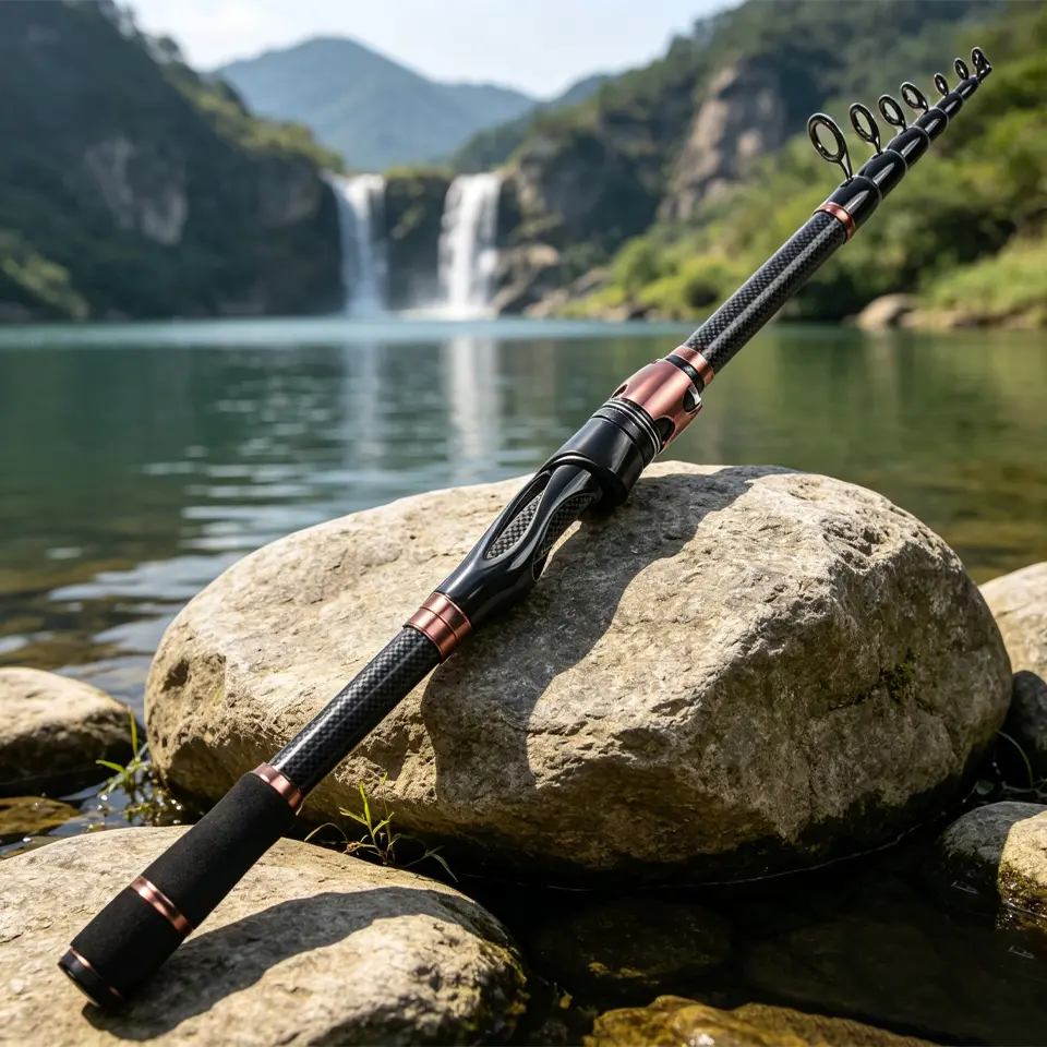 SEACHASER Spinning rod，Telescopic Fishing Rod，portable and durable，suitable for freshwater and saltwater