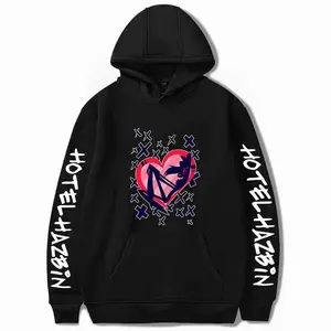 New Hazbin Hotel Unisex Sleeve Hoodies Sweatshirt Women Men Fashion Pullover helluva Anime Hoodie Men's and women's sweatshirts