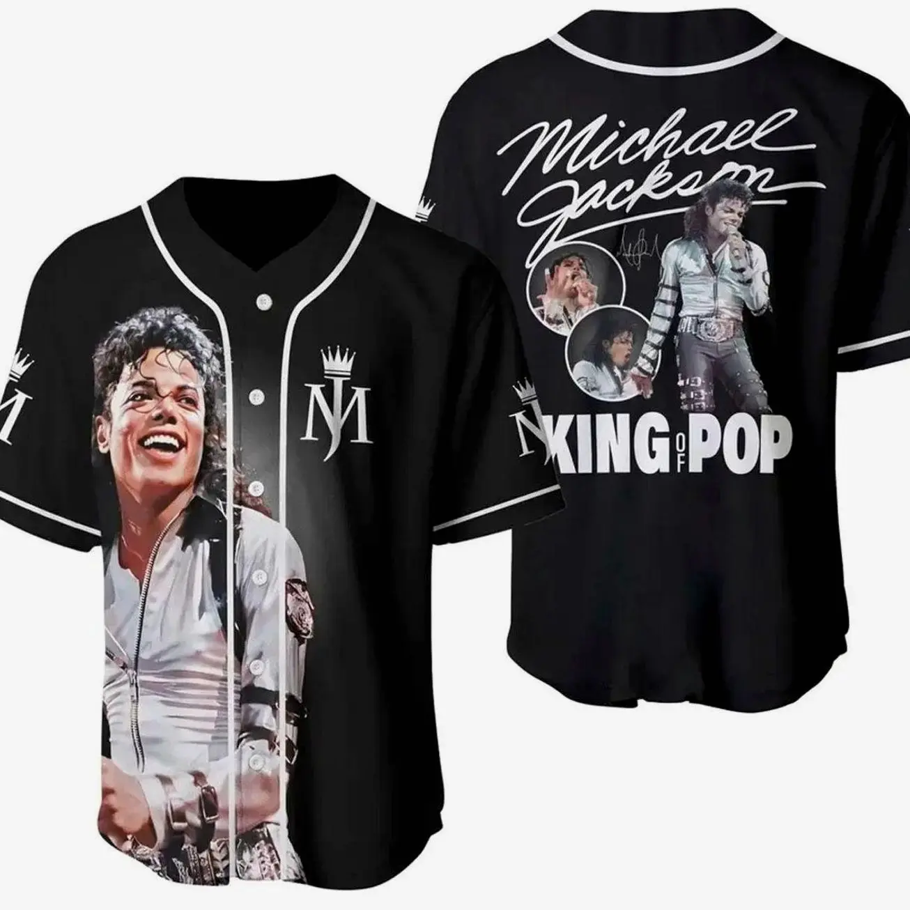 Michael Jackson Baseball Jersey Shirts King of vpop gift for fans GXJ P4N