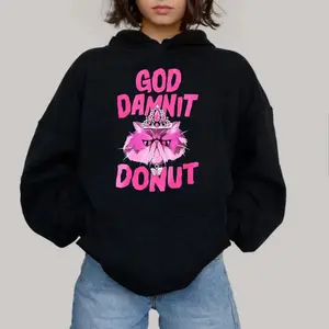 Dungeon Crawler Carl Donut Shirt, Princess Donut Hoodie, Goddamnit Donut Shirt, Sci Fi Book Lover Sweatshirt, Unisex Sweater Pullover Tee