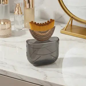 Lymphatic Contour Face Brush with Soft Bristles for Flawless Contouring Defined Look Ideal for Makeup Enthusiasts Sculpting & Drainage