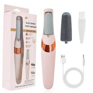 Electric Feet Callus Remover, Electronic Foot File Pedicure Tools,Waterproof Foot Scrubber File,Pedi Foot Care for Dead,Hard Cracked Dry Skin Manicure Nail Nail Care Cutics Nail Art white Compact Daily footcallusremover nail drill Electric Foot File