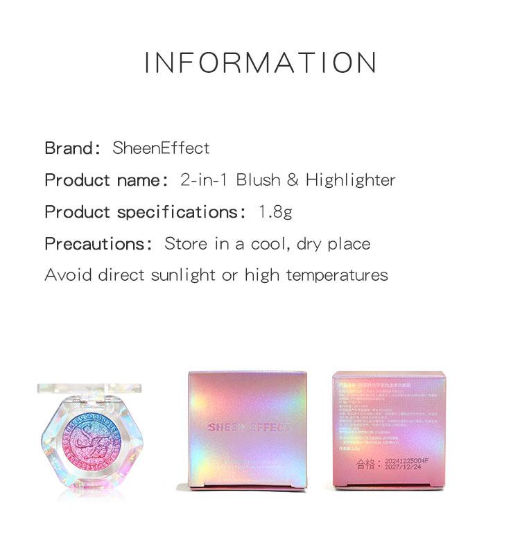 SheenEffect Monet’s Garden Collection Eyeshadow,Multichrome Face Highlighter Palette,Shades for Party & Festival Looks，High-pigment, Zero Fallout, Vegan & cruelty-free, Buildable Glitter Finish Cosmetic Bronzer