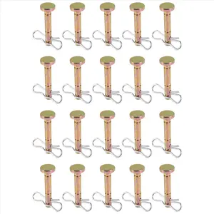 40 Pieces Shear Pins and Cotter Pins 738-04124 and 714-04040 Replacement Shear Pin and Bow Tie Lock Cotter