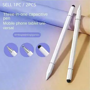 Universal Three-In-One Touch Screen Pen, Stylus, Compatible with Apple Android Oppo Tablets and Smartphones, Editing and Drawing Tool