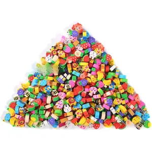 300 Pieces Mini Erasers for Kids Bulk Small Animal Fruit Pencil Erasers Assortment for Home Rewards School Supplies and Gift Filling Non Toxic Latex Free Safe for Kids