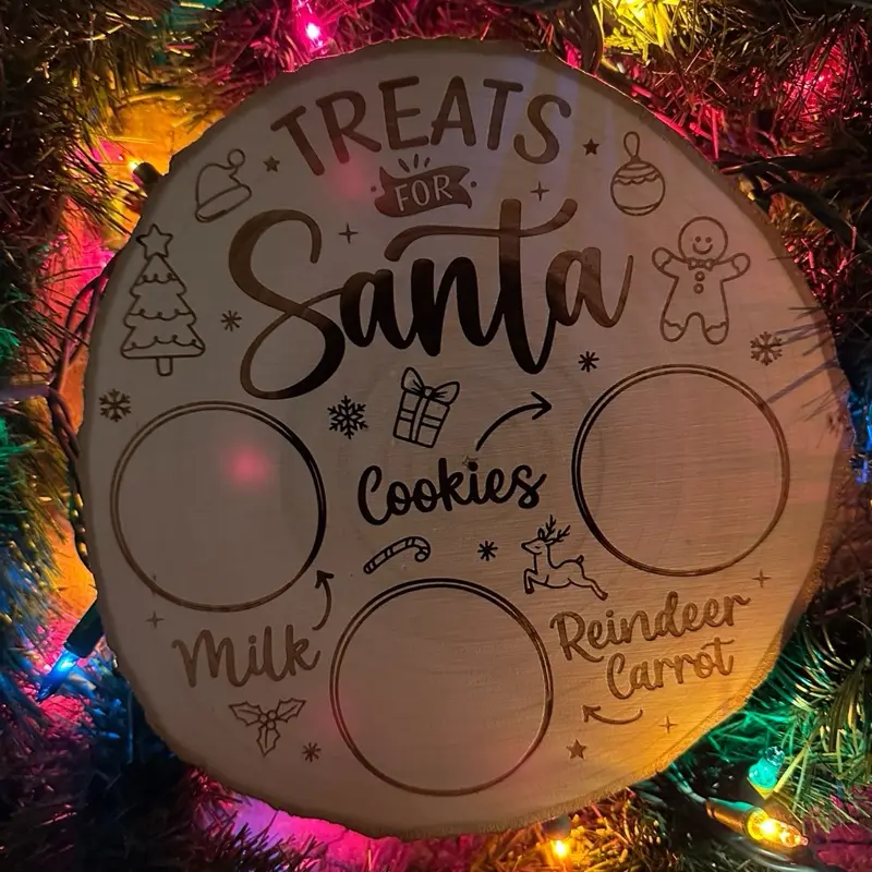 Santa Cookie Tray