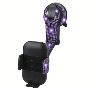 [Car Diamond Phone Holder] 360-Degree Rotating Car Phone Holder - Universal Multi-Functional Anti-Shake Navigation Suction Cup Holder