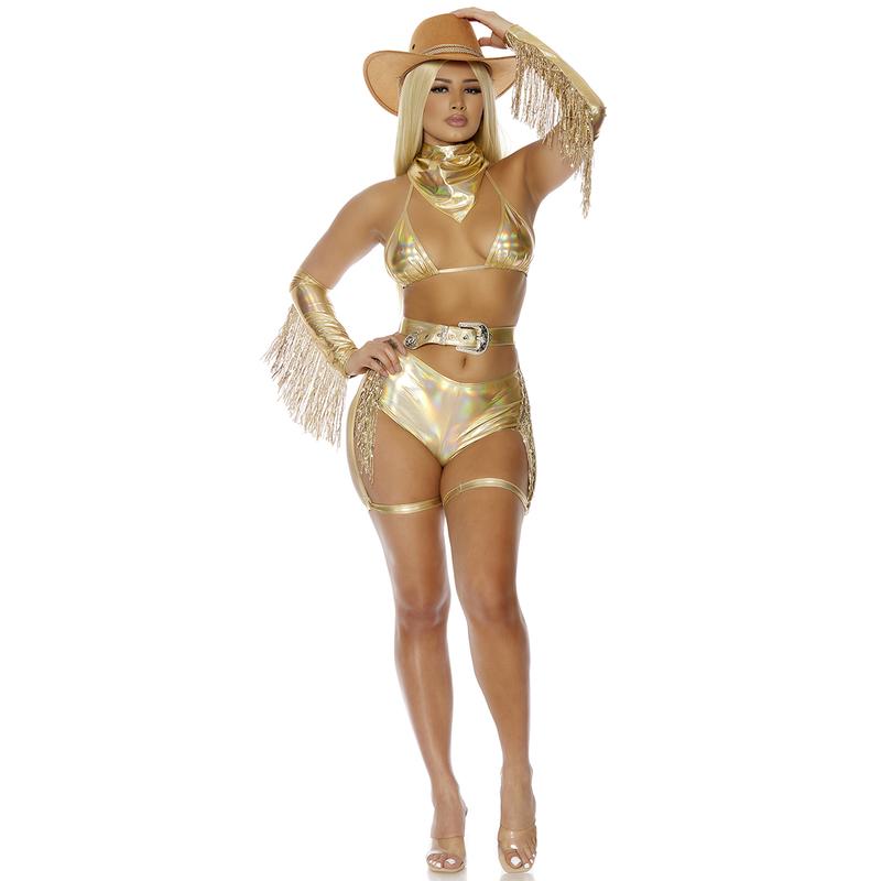 Forplay Women's Halloween Lasso Up Sexy Cowgirl Costume