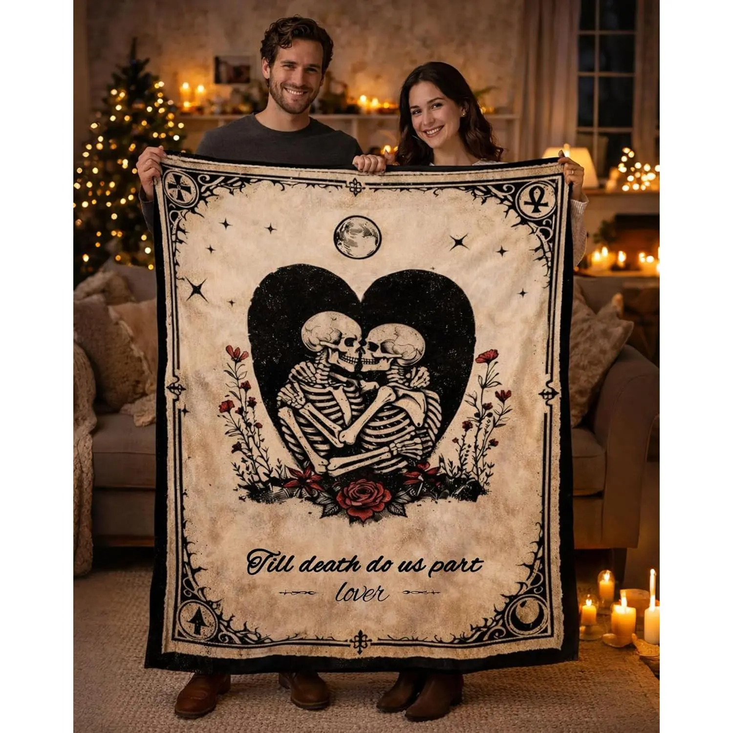 Mother's Day Gifts for Wife Her Him,Anniversary Throw Blanket,Birthday Gifts for Boyfriend Girlfriend, Romantic I Love You,Engagement, Wedding Gift for Wife Husband Couple,summerwins