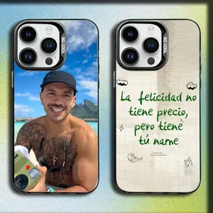 Singer F-Feid Ferxxo SIXDO Phone Case For iPhone17, 16,15,14,13,12,11,Mini,Pro,E,MAX Gray Matte Silicone Black Cover