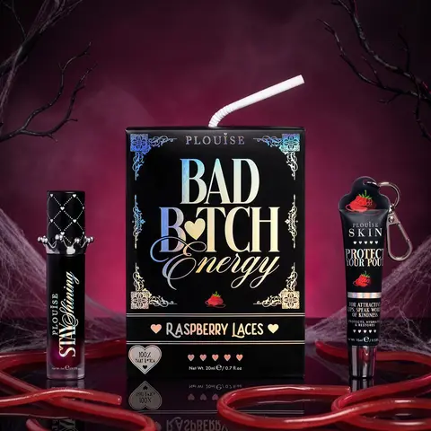 P.Louise Bad B*tch Energy Lip Duo - Hydrating Lip Combo Kit with Glossy Color, Makeup Lipglosses for Enhancement