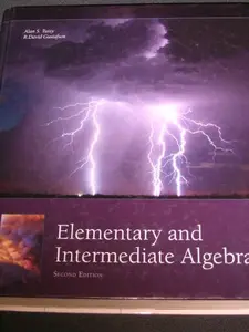 USED-Elementary and Intermediate Algebra by Alan S. Tussy (Hardcover)