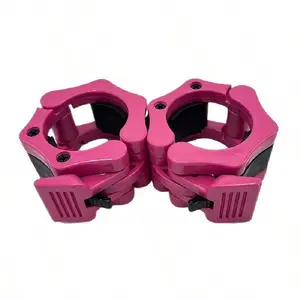 2pcs Durable ABS Barbell Clamps, Secure Snap Lock for Weightlifting and Strength Training, 2-Inch Size, Gym Equipment for Gifts