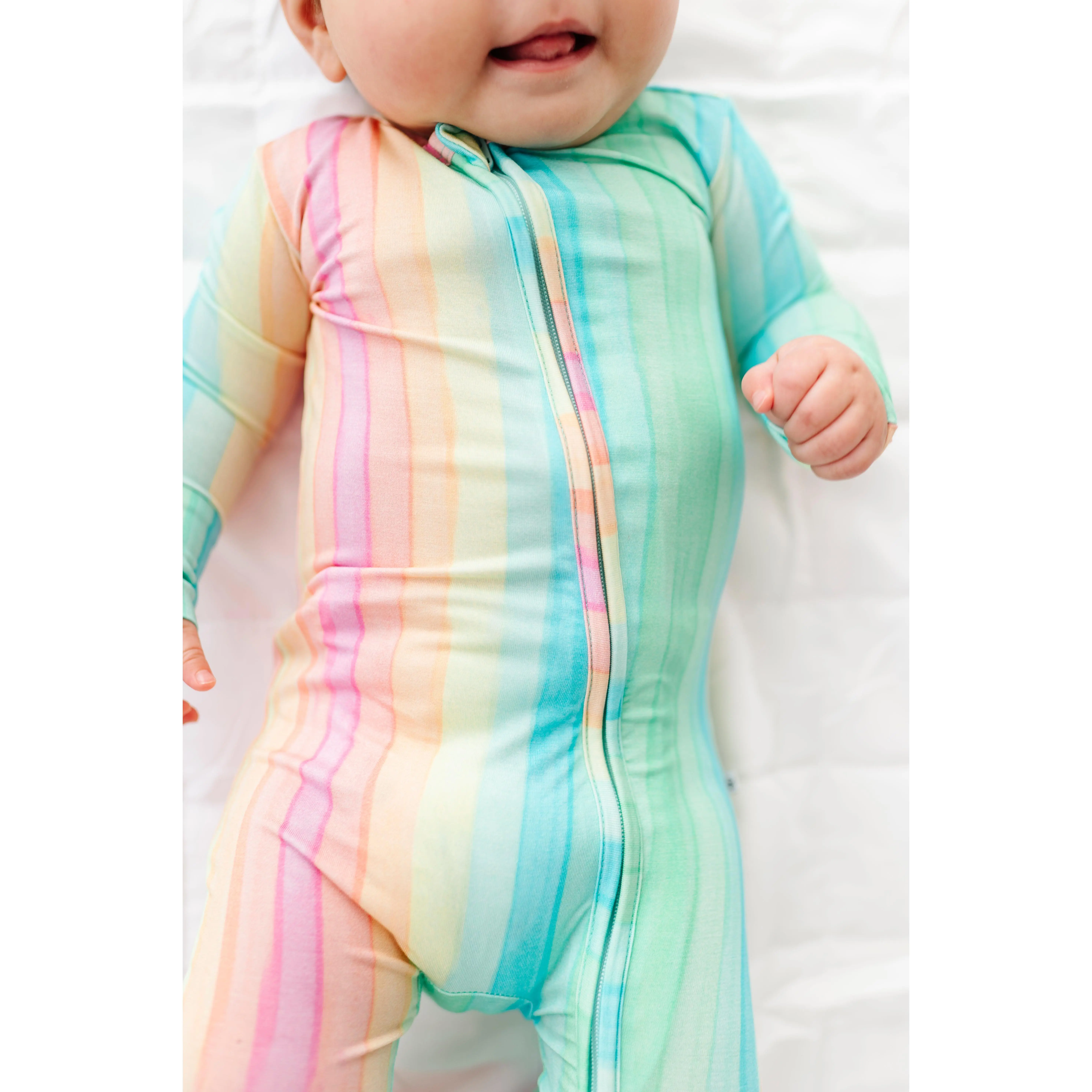 Rainbow Stripe Convertible Romper Rainbow Stripe Convertible Romper