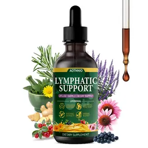 11-in-1 Lymphatic Support Liquid Drops | Supports Cleansing, Immune System & Self Care | Echinacea Purpurea Root, European Elderberry, Plantain Leaf, Blue Vervain, Yarrow Flower & Thyme Leaf | 2 FL OZ | DealsForYouDays