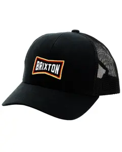 Brixton Men's Truss Logo Ball Cap - 11160-Bkblk