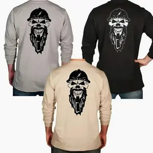 FR Benchmark Benchmark VS Everybody Flame Resistant Long Sleeve Shirt Logo Graphic Hoodie Menswear, Womenswear O5G JG8