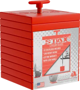 Andersen Hitches Stax RV and Camper Leveling Blocks 3636 Camper and trailer leveling system