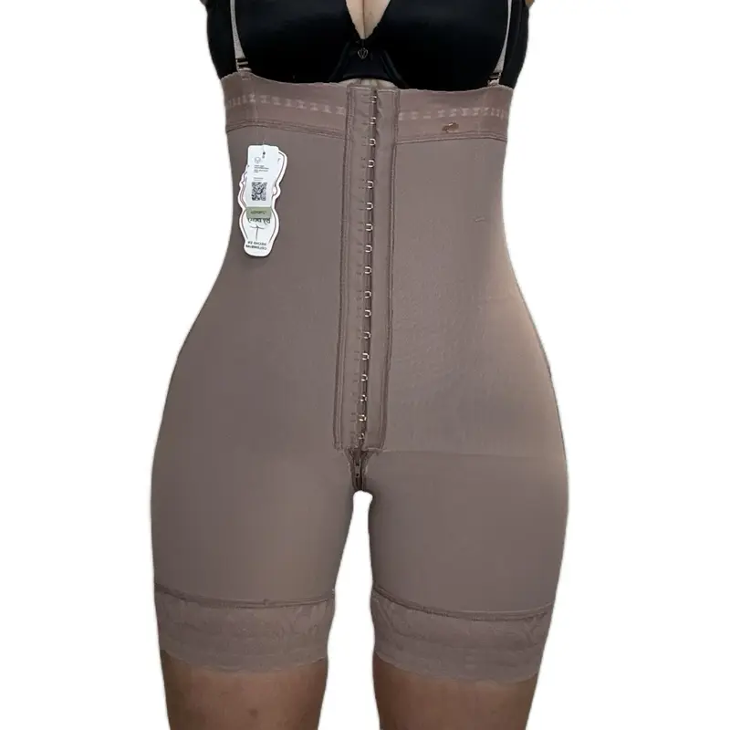 COMFORT BY BETTY Women's Strapless Hourglass Shapewear Bodysuit - Invisible Mid-Thigh Faja with 3-Way Butt Enhancement, Side Boning, Abdominal Control