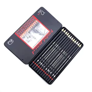 12-Piece Sketch Pencil Set 2H-8B for Drawing, Art, Graphite Sketching - Professional Artist Pencils for Beginners & Artists