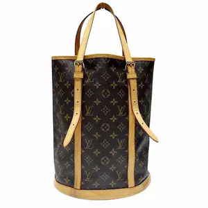 Pre-owned Louis Vuitton Canvas Shoulder Bags Bucket GM Monogram Handbag