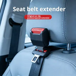 Car Seat Belt Extender Durable ABS Material Universal Fit for Most Vehicles Safety Buckle Booster Easy Access to Rear Seat Clips