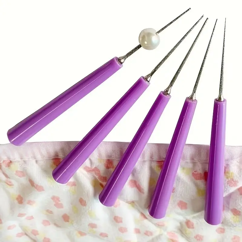 4pcs Jewelry Making Tool Set, Needle-Shaped Diamond File Cutter, Bead Hole Enlarger, Reamer Needle, Ideal for Glass, Plastic, Metal, Wood Beads