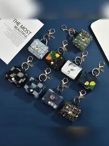 Mini Bag Keychain Charm Backpack Handbag Decoration, Cute Plain Pattern, Suitable for All Seasons, No Choking Hazard, No Ca Prop 65