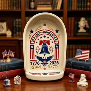 Independence Day Patriotic Sacred Wall Decor, High-End Resin Craft Multi-Functional Room Decoration, Premium Unique Home Art Accessories, Ideal Holiday Gift for Patriotic Party Home Decor