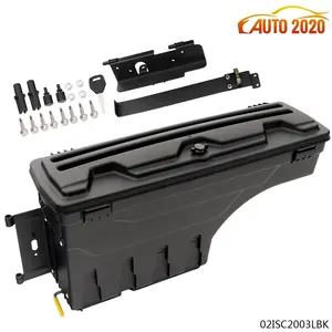 Driver Side Truck Bed Storage Box Toolbox Fit For Toyota Tundra 07-20 6'6" Bed