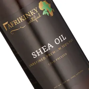 Afrikinky Shea Butter Oil - Natural Glow for Skin & Hair Care Essentials - Lightweight, Body Care