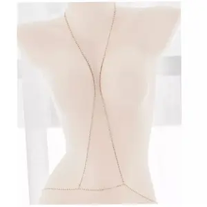 Body Chain Rhinestones Chest to Waist Harness