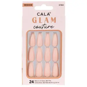 CALA Glam Couture | Matte Nude Press On Nails