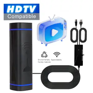 Digital TV Antenna, Smart IC Chip for Long-Distance Reception, Supports 4K/1080P Channels, Free Local Channel Viewing, Easy to Install for Multi-Scene Use