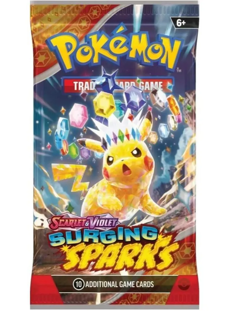 surging sparks half booster box amazon Marvel Universe series 1 rare five cards holograms inserts high grade