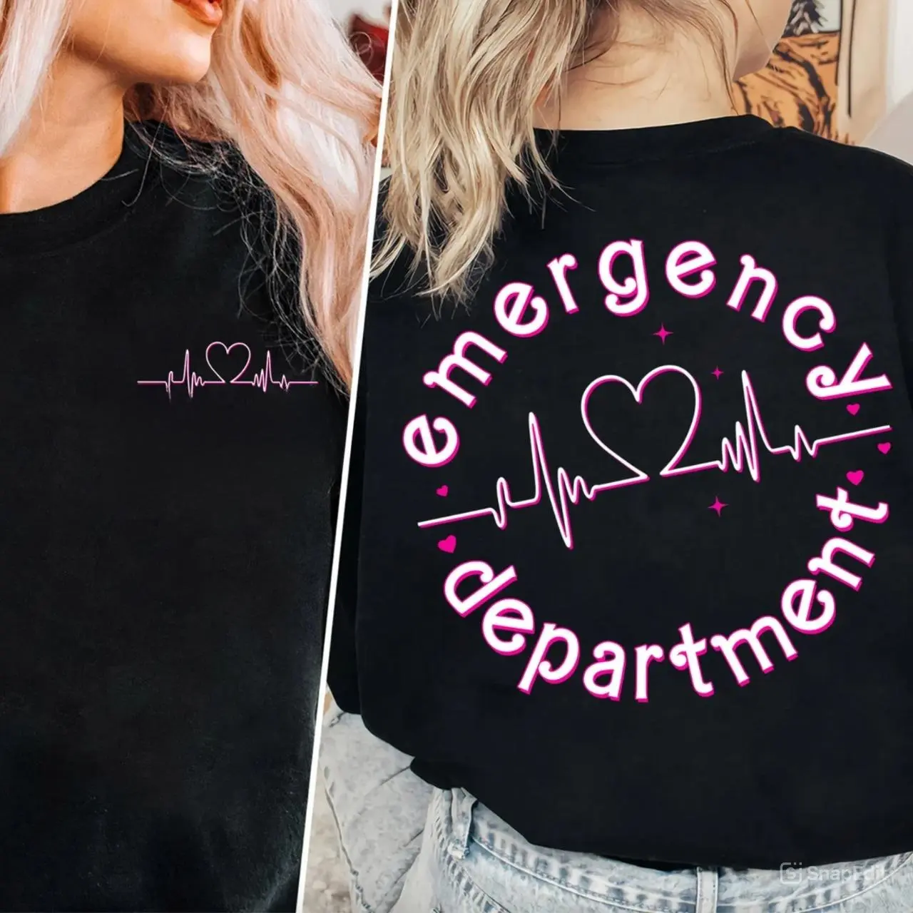 Emergency Department Valentine Sweatshirt, Valentine ER Nurse Tee, Emergency Room Nurse Shirt, Valentines Day Gift For Nurse, Nursing Student Hoodie For Her For Him