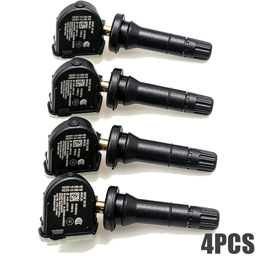 New 4PCS TPMS42 Tire Pressure Monitor Sensor, 433MHz OEM HC3Z-1A189-A, Plug & Play Fit Ford F-150 Ranger Expedition Lincoln MKZ Nautilus 2016-2024, 4 Pack, Daily Driving, Monitors Tire Condition