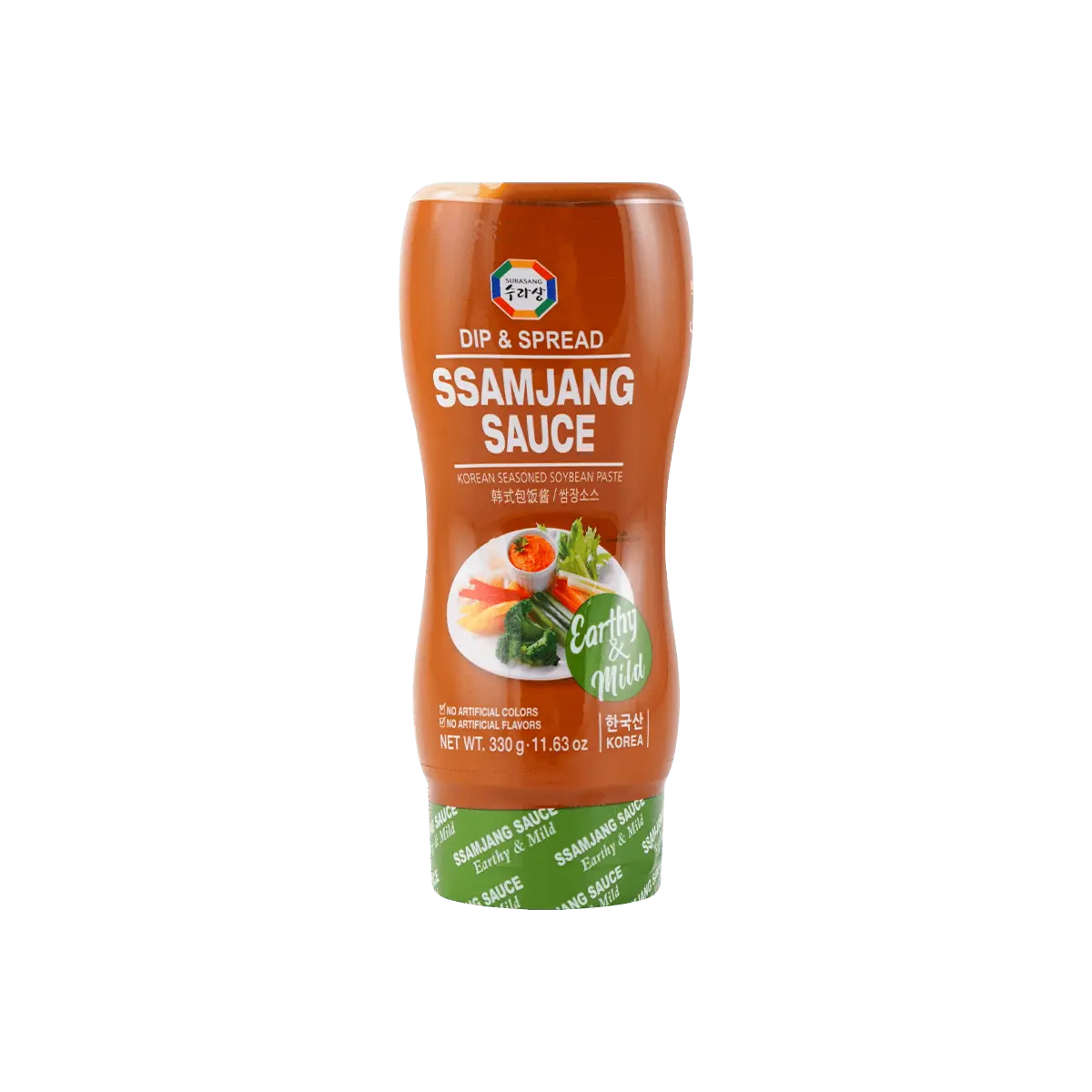 WANG FOOD Korean Ssamjang 330g - Authentic Korean BBQ Dipping Sauce for Wraps & Bibimbap