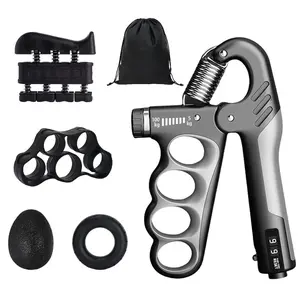 Adjustable Grip Strength Trainer, 5-100kg Grip StrengthTrainer, Hand and Forearm Strength Training Equipmentfor Home Office,Home Gym Hand Grip Exercise Equipment, Adjustable Forearm Strengthener