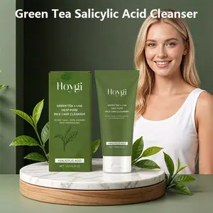 Green Tea Salicylic Acid Cleanser, Gentle Pore Cleaning, Moisturizing, Non-Drying, Acne Improvement, Refreshing Face Wash
