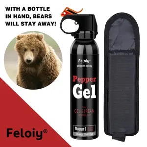 Feloiy Bear Repellent Spray with Pocket - Portable Emergency Kit, 11 Oz/330ml