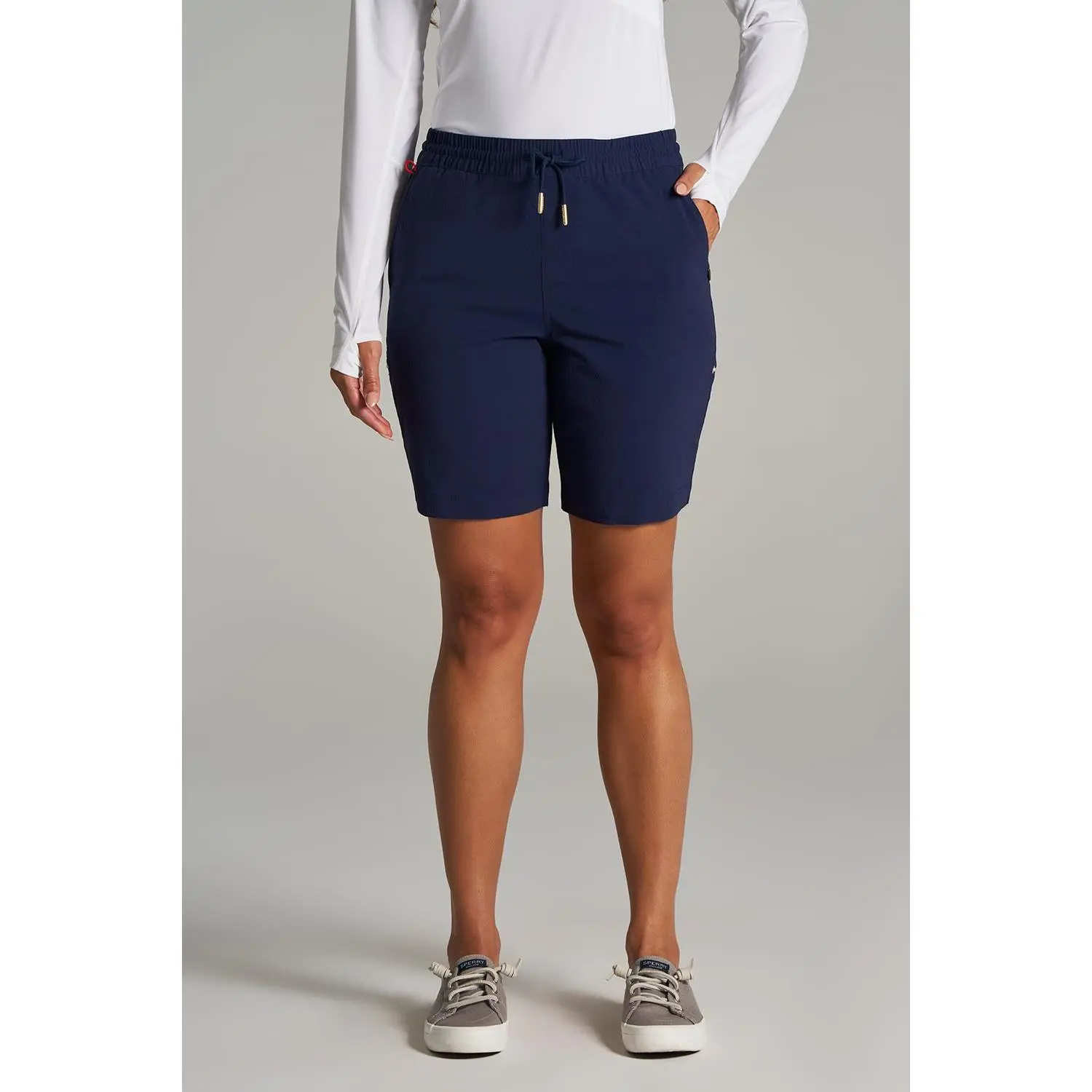 Palm Island | Women's Fishing & Boating Shorts | Navy