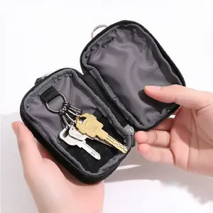 Ultimate EDC Pouch & Key Organizer: Waterproof Ripstop Nylon, Tactical Car Key Fob Holder with Carabiner for Men & Women