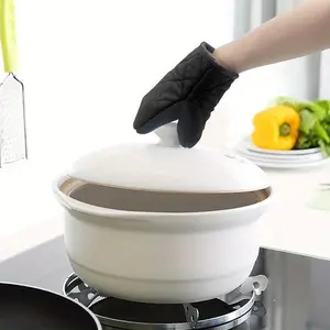 1pc - Multi-Layer Silicone Kitchen Oven Mitts for Cooking And Baking - Non-Slip Gloves - Kitchenware Home - Perfect for Graduation, Juneteenth, Labor Day, Grandparents Day, Earth Day Celebrations