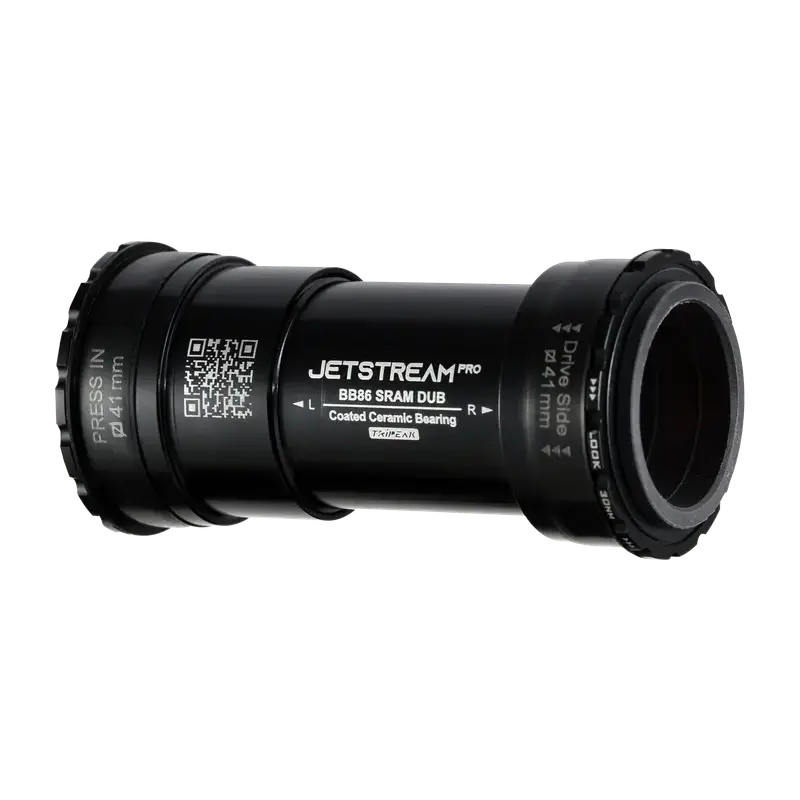 TriPeak Thread Bottom Brackets BB86, SRAM DUB/ROTOR 3D+, ceramic, #39306*2 Drive Side, #39306*2 Non-Drive Side