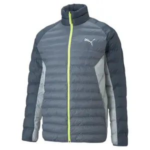 PUMA Mens Padded Insulated Jacket Athletic Outerwear Casual Insulated - Grey